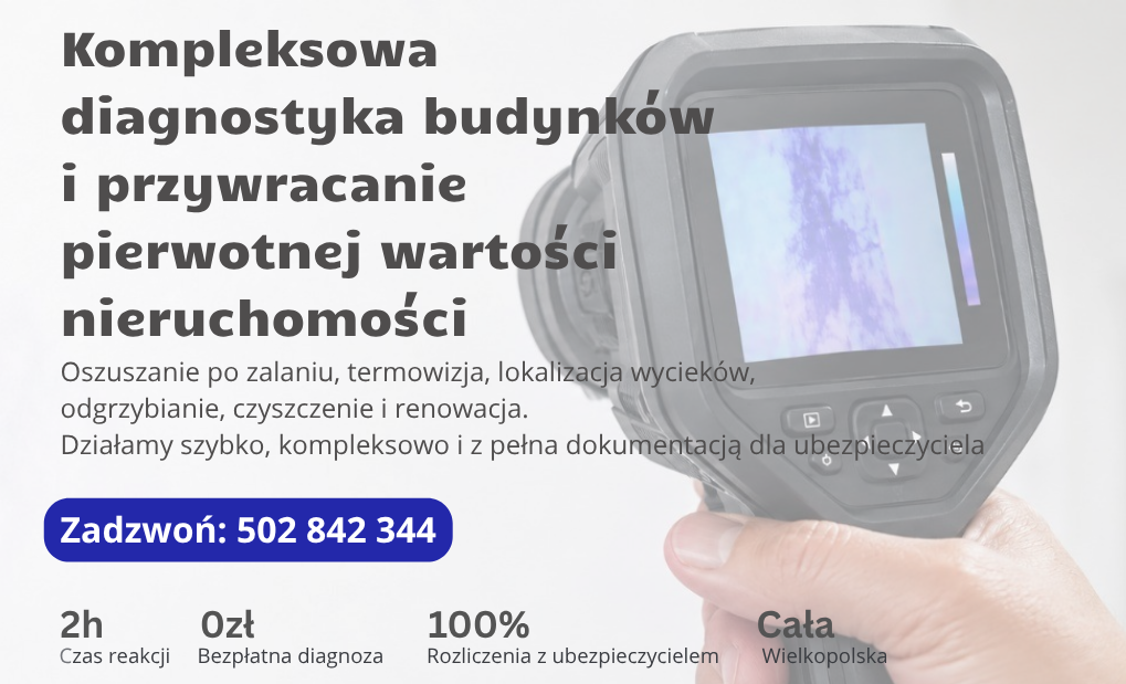 osuszanie poznań