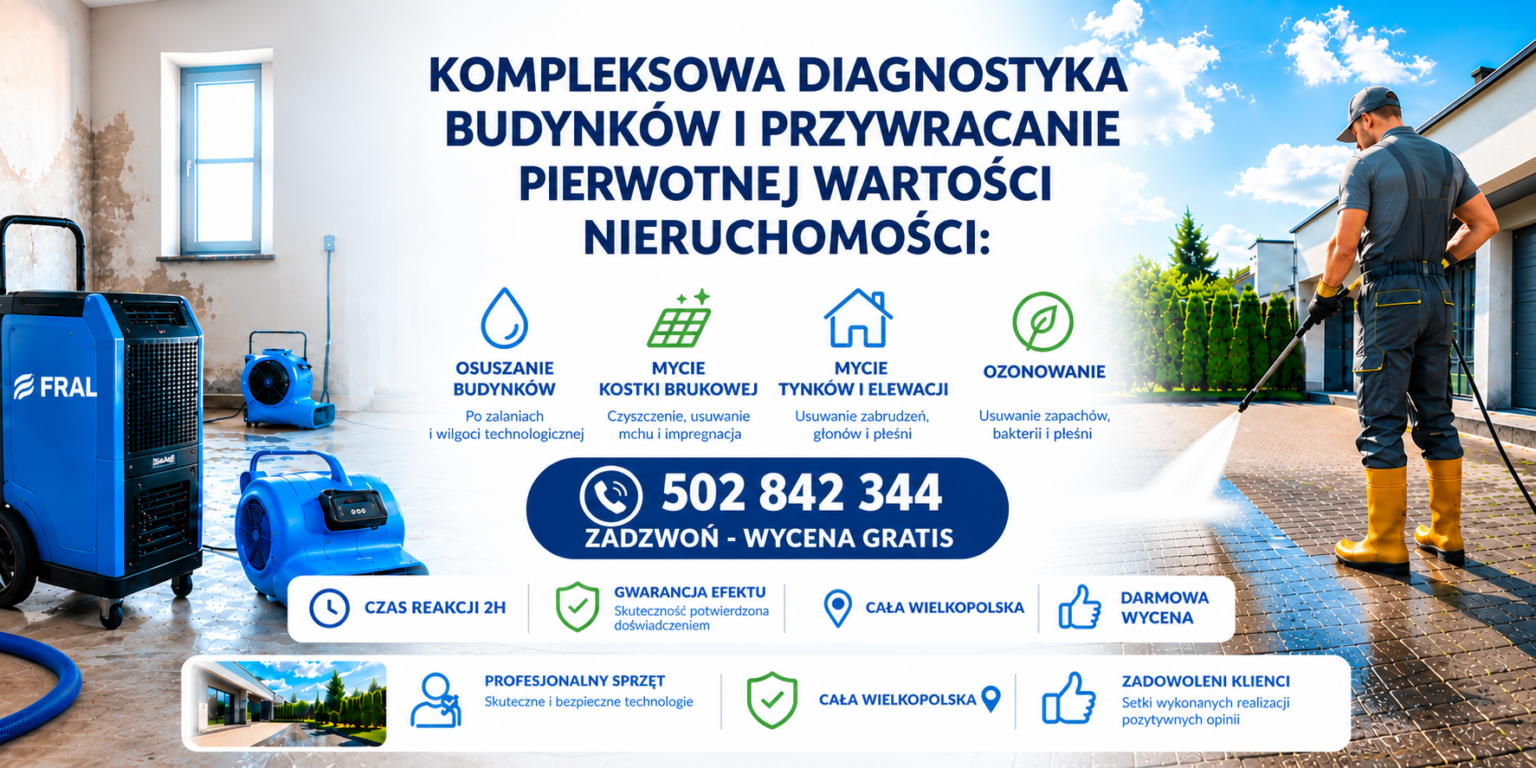 osuszanie Poznań